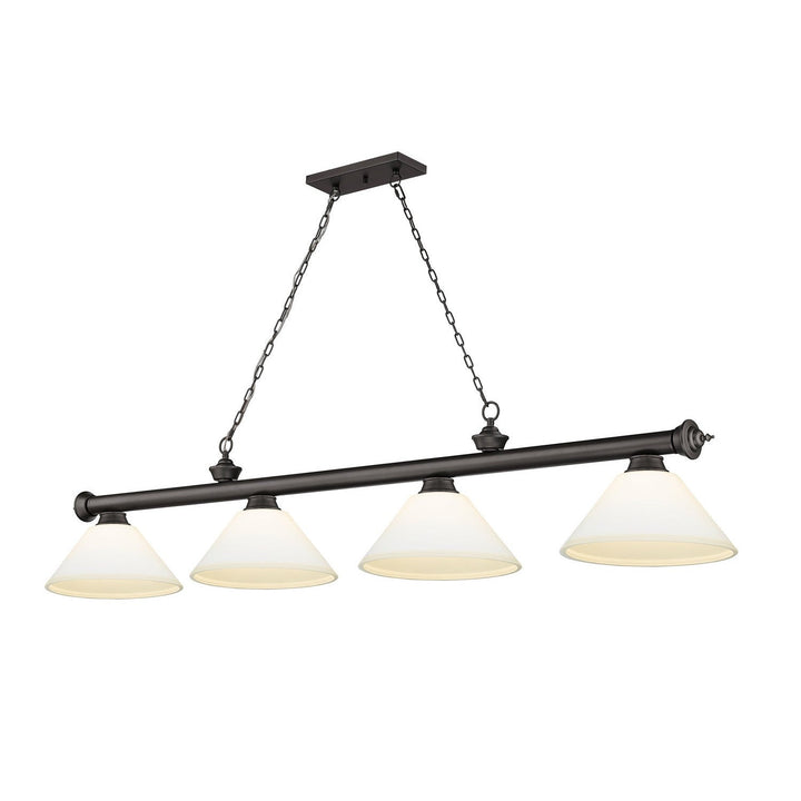 Z-Lite Cordon 2306-4BRZ-AMO14 Pendant Light - Bronze