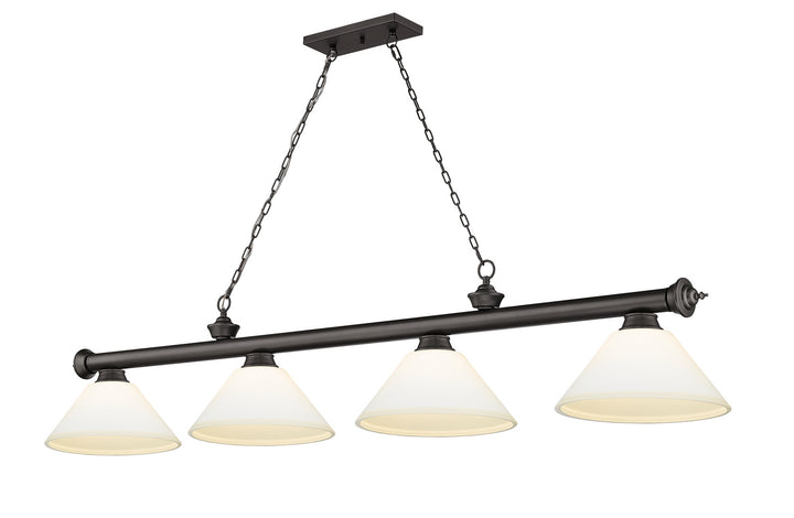 Z-Lite Cordon 2306-4BRZ-AMO14 Pendant Light - Bronze