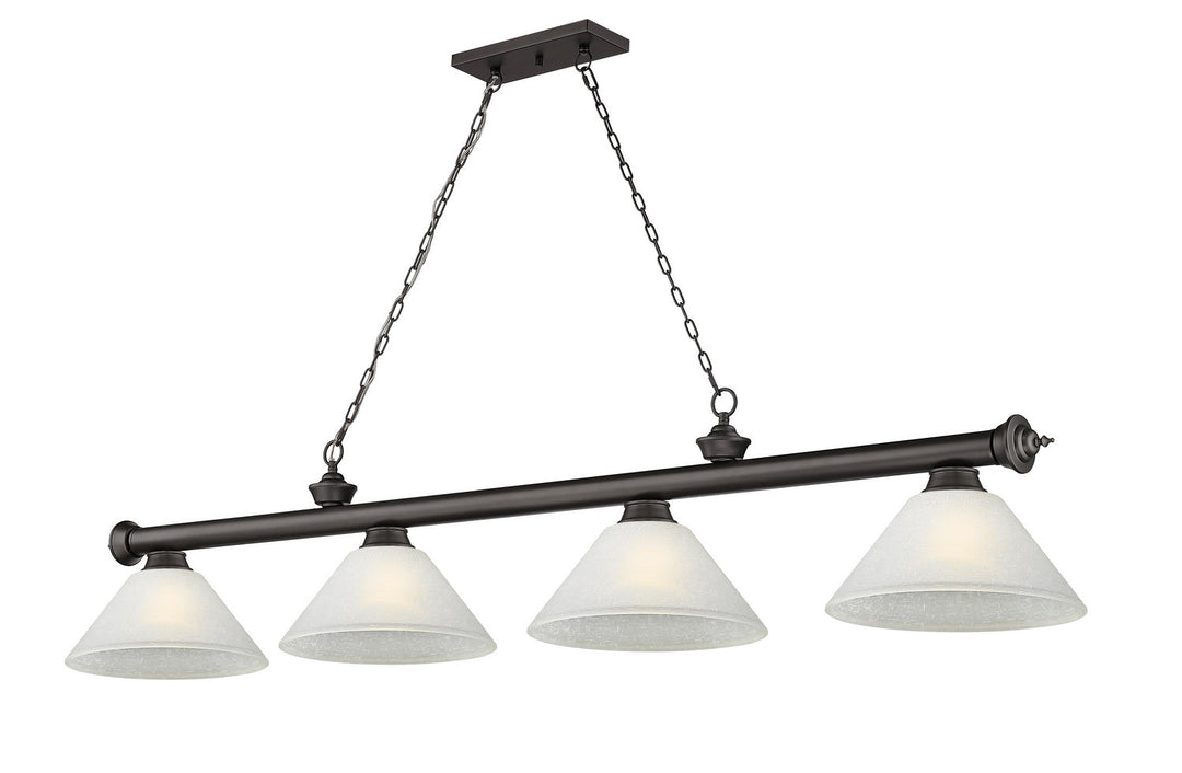 Z-Lite Cordon 2306-4BRZ-AWL14 Pendant Light - Bronze