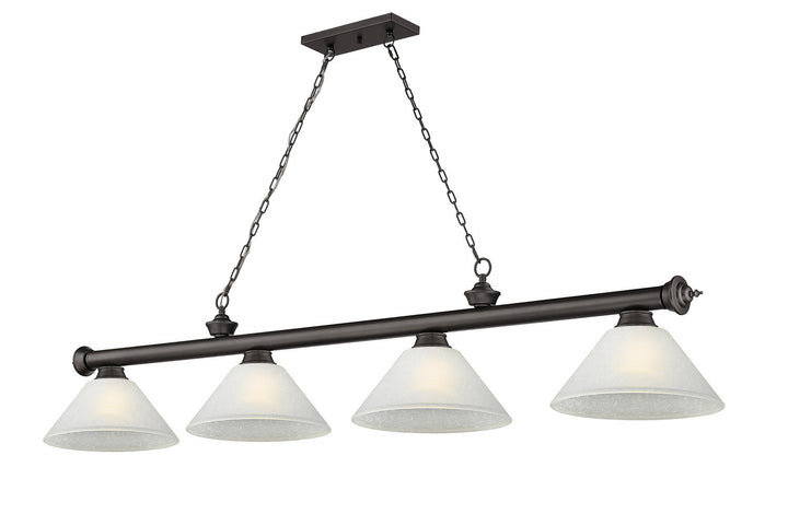Z-Lite Cordon 2306-4BRZ-AWL14 Pendant Light - Bronze