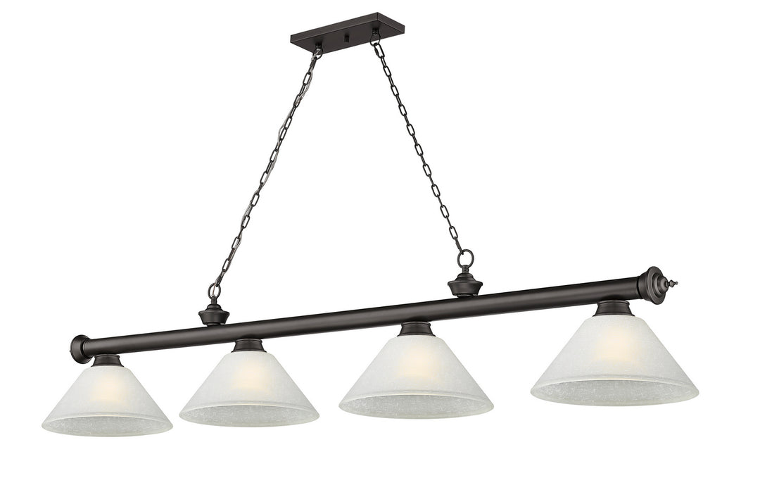 Z-Lite Cordon 2306-4BRZ-AWL14 Pendant Light - Bronze
