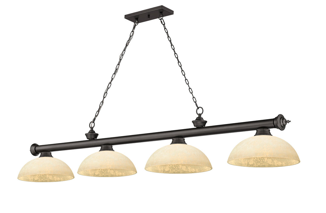 Z-Lite Cordon 2306-4BRZ-DGM14 Pendant Light - Bronze