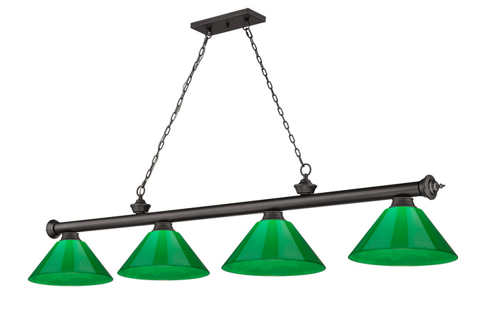 Z-Lite Cordon 2306-4BRZ-PGR Pendant Light - Bronze