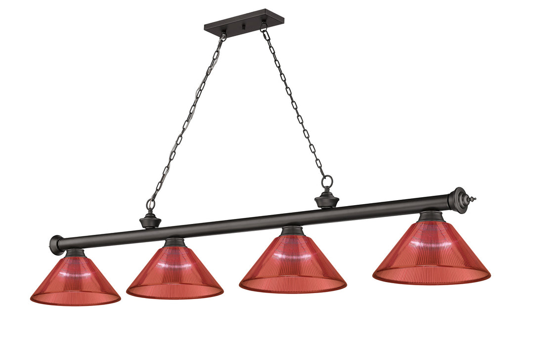 Z-Lite Cordon 2306-4BRZ-PRD Pendant Light - Bronze