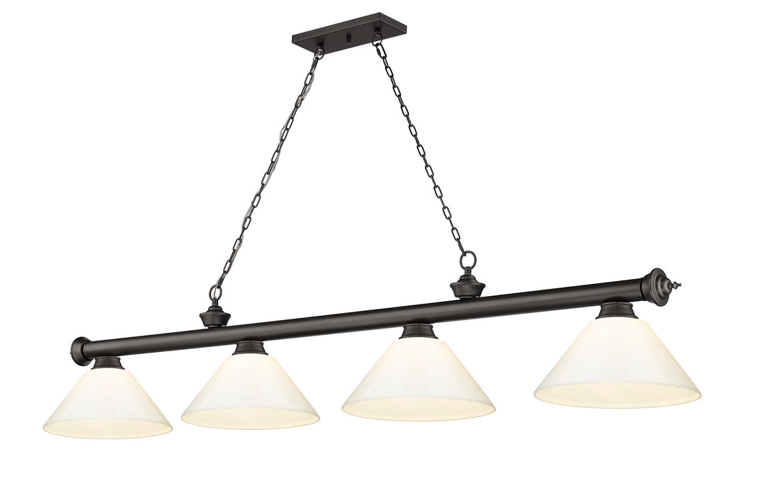 Z-Lite Cordon 2306-4BRZ-PWH Pendant Light - Bronze
