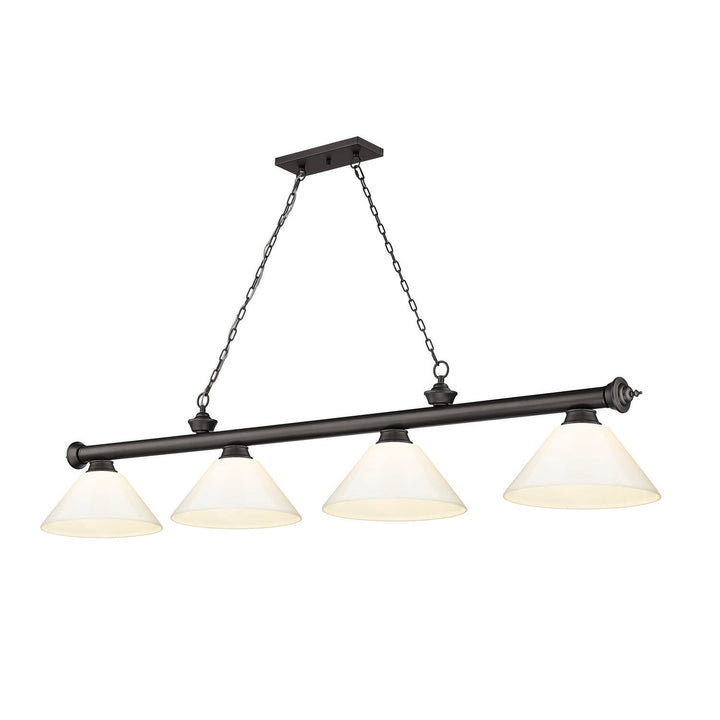 Z-Lite Cordon 2306-4BRZ-PWH Pendant Light - Bronze