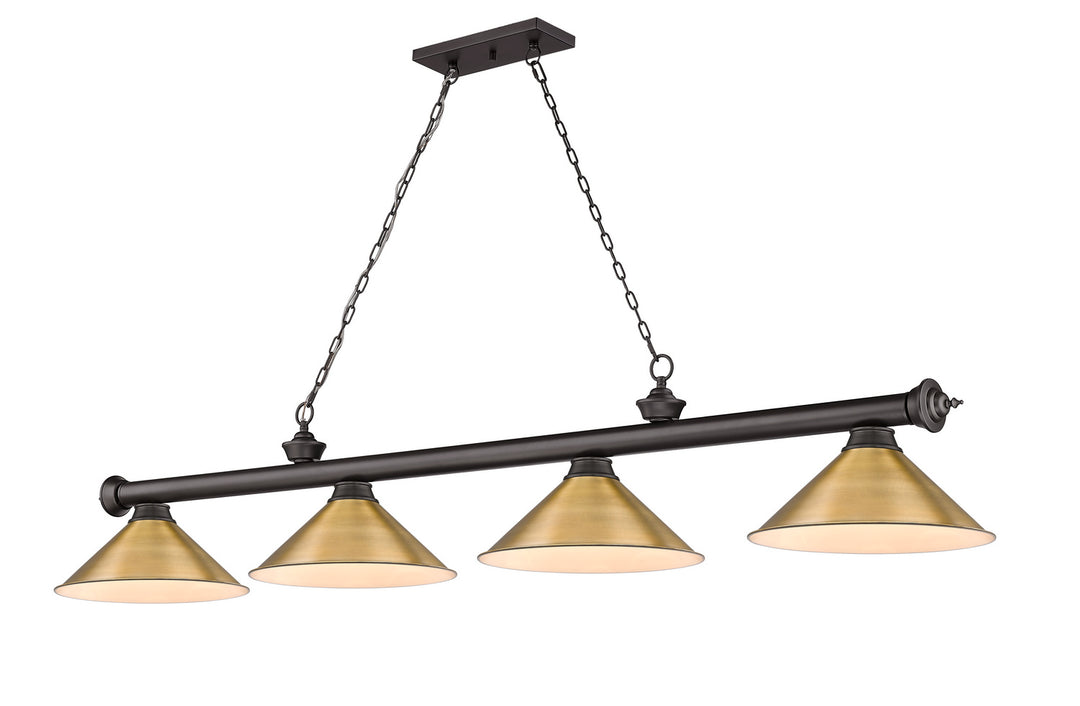 Z-Lite Cordon 2306-4BRZ-RB15 Pendant Light - Bronze