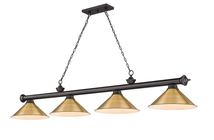 Z-Lite Cordon 2306-4BRZ-RB15 Pendant Light - Bronze
