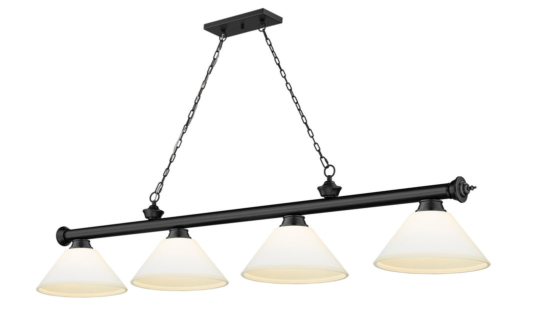 Z-Lite Cordon 2306-4MB-AMO14 Pendant Light - Matte Black