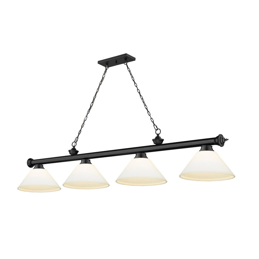 Z-Lite Cordon 2306-4MB-AMO14 Pendant Light - Matte Black