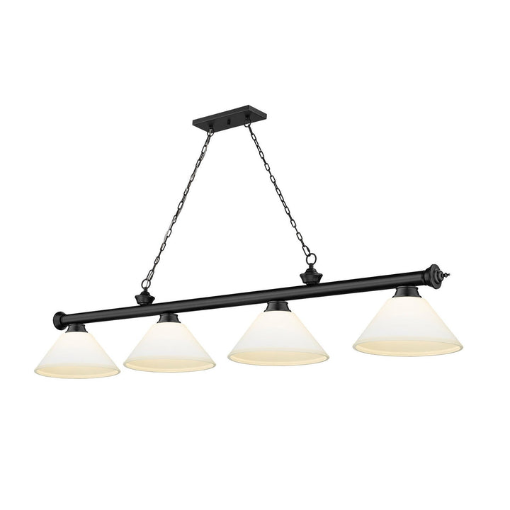 Z-Lite Cordon 2306-4MB-AMO14 Pendant Light - Matte Black