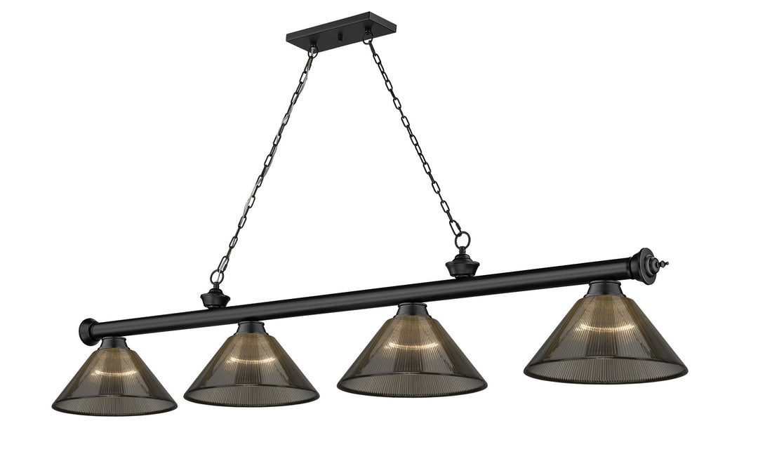 Z-Lite Cordon 2306-4MB-ARS Pendant Light - Matte Black