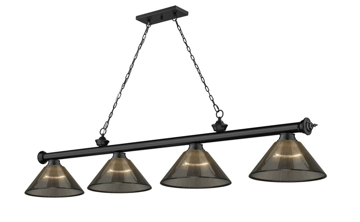 Z-Lite Cordon 2306-4MB-ARS Pendant Light - Matte Black