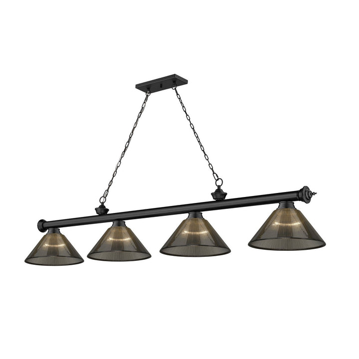 Z-Lite Cordon 2306-4MB-ARS Pendant Light - Matte Black