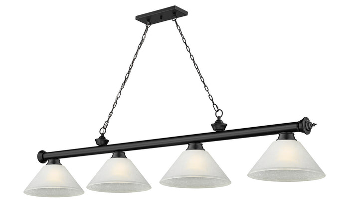 Z-Lite Cordon 2306-4MB-AWL14 Pendant Light - Matte Black