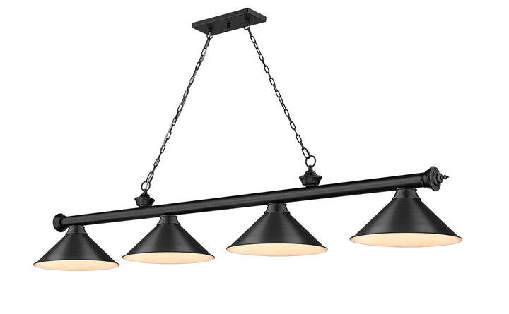 Z-Lite Cordon 2306-4MB-MB15 Pendant Light - Matte Black