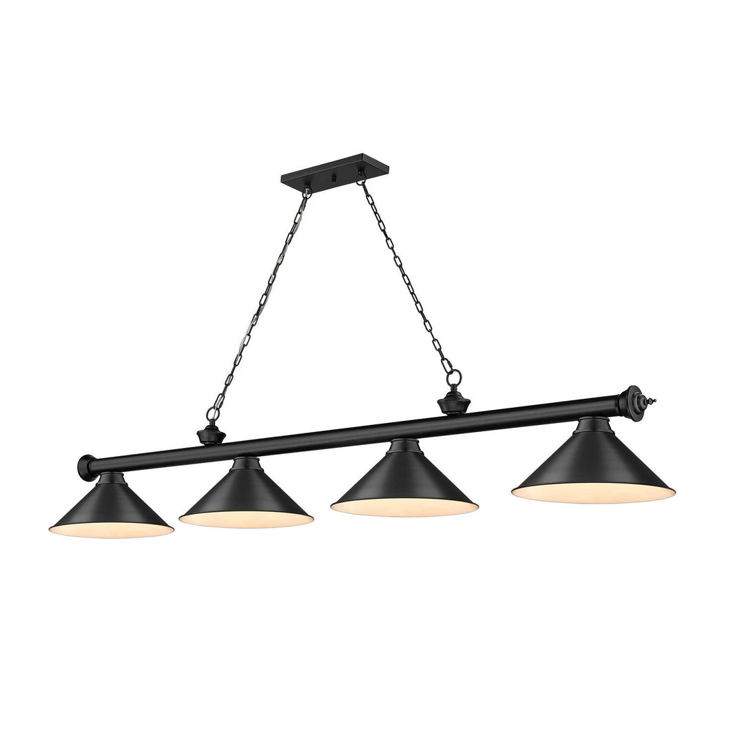 Z-Lite Cordon 2306-4MB-MB15 Pendant Light - Matte Black
