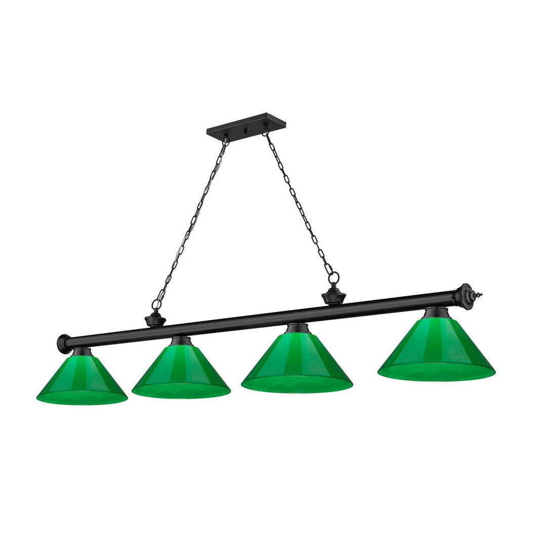 Z-Lite Cordon 2306-4MB-PGR Pendant Light - Matte Black