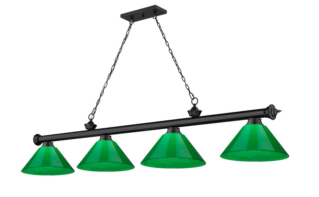 Z-Lite Cordon 2306-4MB-PGR Pendant Light - Matte Black