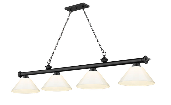 Z-Lite Cordon 2306-4MB-PWH Pendant Light - Matte Black