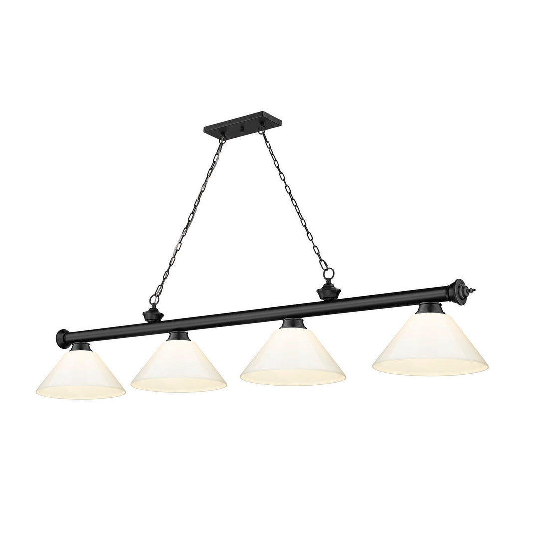 Z-Lite Cordon 2306-4MB-PWH Pendant Light - Matte Black