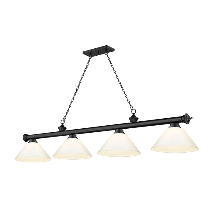 Z-Lite Cordon 2306-4MB-PWH Pendant Light - Matte Black