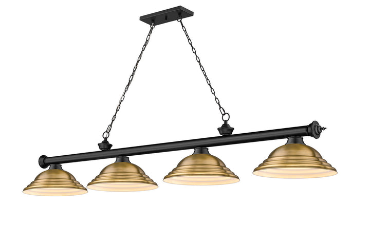 Z-Lite Cordon 2306-4MB-SRB Pendant Light - Matte Black