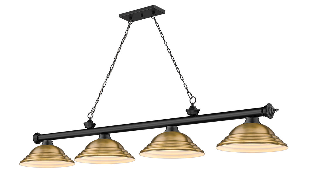 Z-Lite Cordon 2306-4MB-SRB Pendant Light - Matte Black