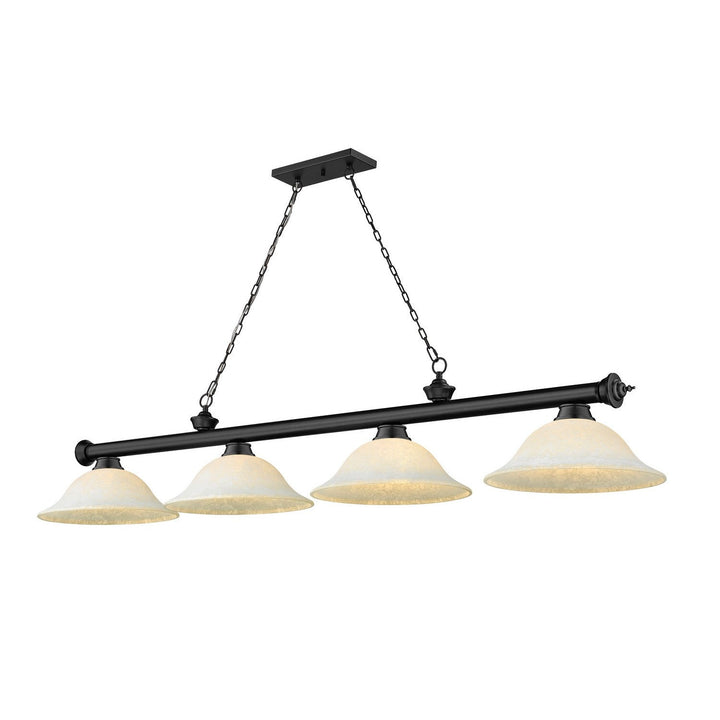 Z-Lite Cordon 2306-4MB-WM16 Pendant Light - Matte Black