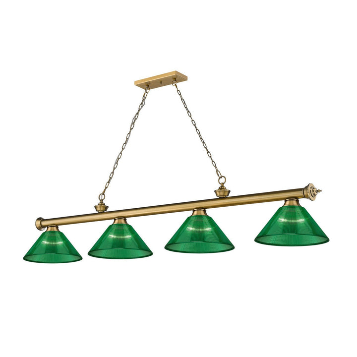 Z-Lite Cordon 2306-4RB-ARG Pendant Light - Rubbed Brass