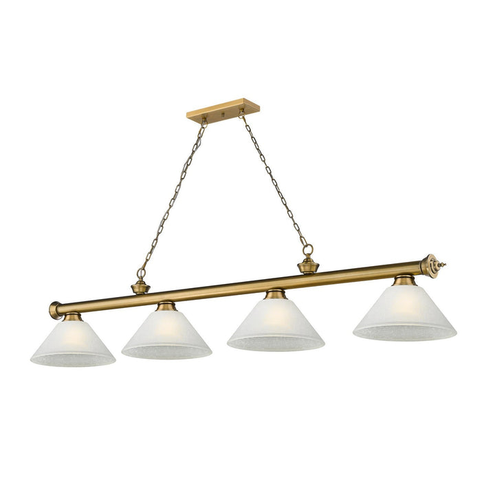 Z-Lite Cordon 2306-4RB-AWL14 Pendant Light - Rubbed Brass