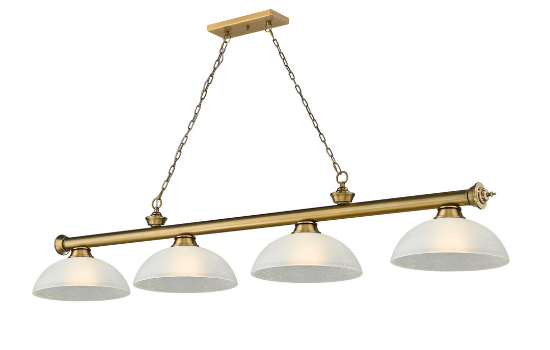 Z-Lite Cordon 2306-4RB-DWL14 Pendant Light - Rubbed Brass