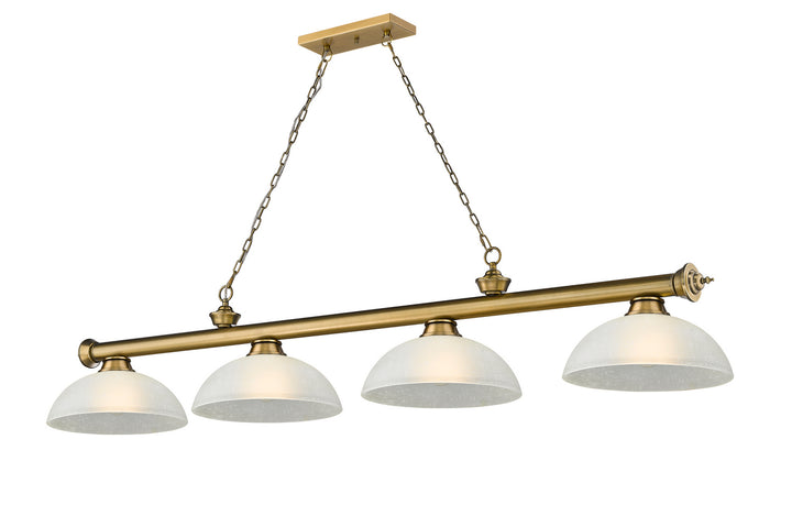 Z-Lite Cordon 2306-4RB-DWL14 Pendant Light - Rubbed Brass