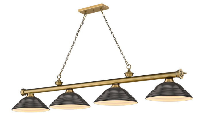 Z-Lite Cordon 2306-4RB-SBRZ Pendant Light - Rubbed Brass