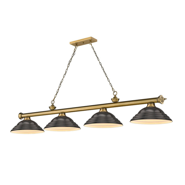 Z-Lite Cordon 2306-4RB-SBRZ Pendant Light - Rubbed Brass