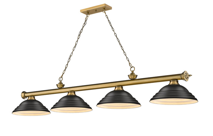Z-Lite Cordon 2306-4RB-SMB Pendant Light - Rubbed Brass