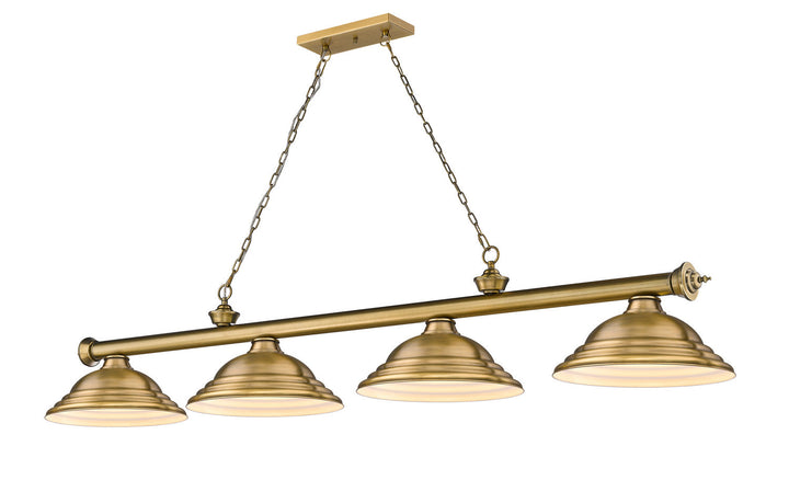 Z-Lite Cordon 2306-4RB-SRB Pendant Light - Rubbed Brass