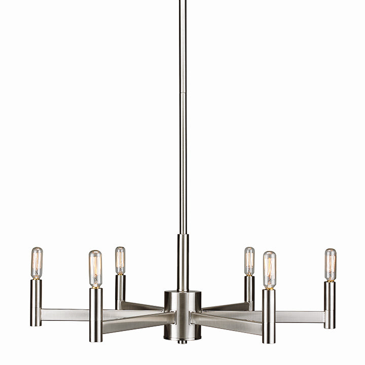 Russell Teslin 105-716/ST/BCH Chandelier Light - Brushed Chrome