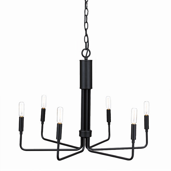 Russell Raven 108-606/BLK Chandelier Light - Black