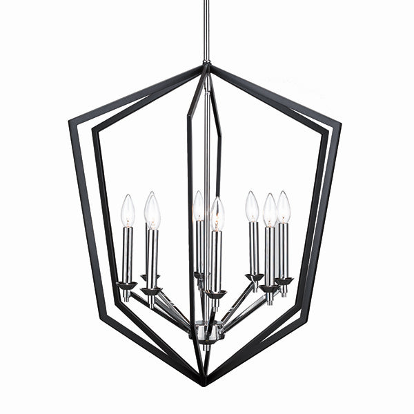 Russell Victoria 155-926/BLK/CHR Pendant Light - Black
