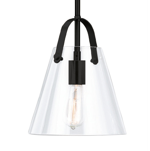 Russell 237-001/BLK/CL Pendant Light - Black