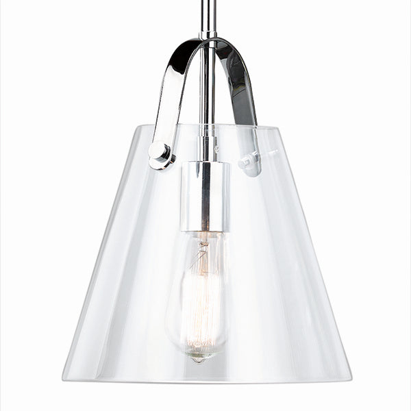 Russell 237-001/CHR/CL Pendant Light - Polished Chrome