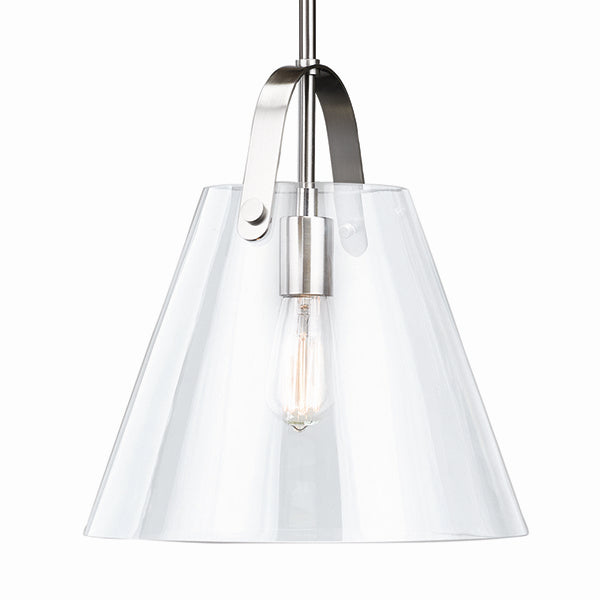 Russell 237-012/BCH/CL Pendant Light - Brushed Chrome