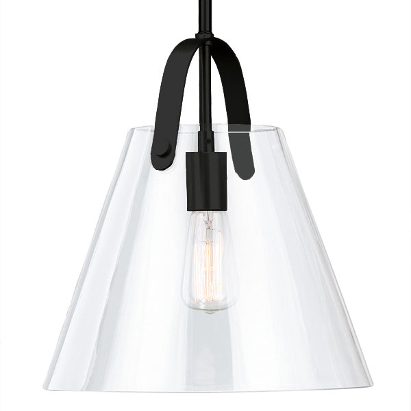 Russell 237-012/BLK/CL Pendant Light - Black