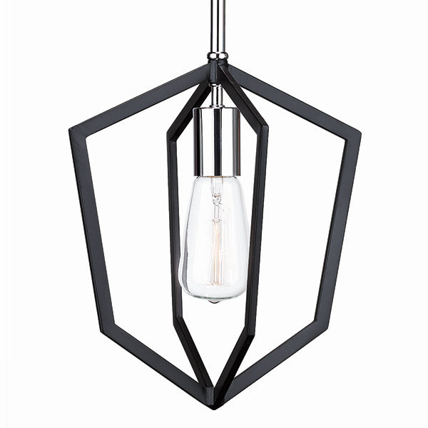 Russell Victoria 255-901/BLK/CHR Pendant Light - Black