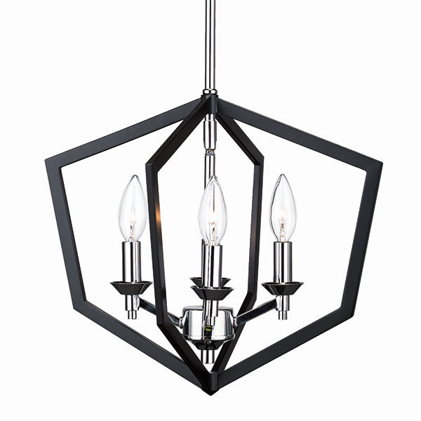 Russell Victoria 255-916/BLK/CHR Chandelier Light - Black