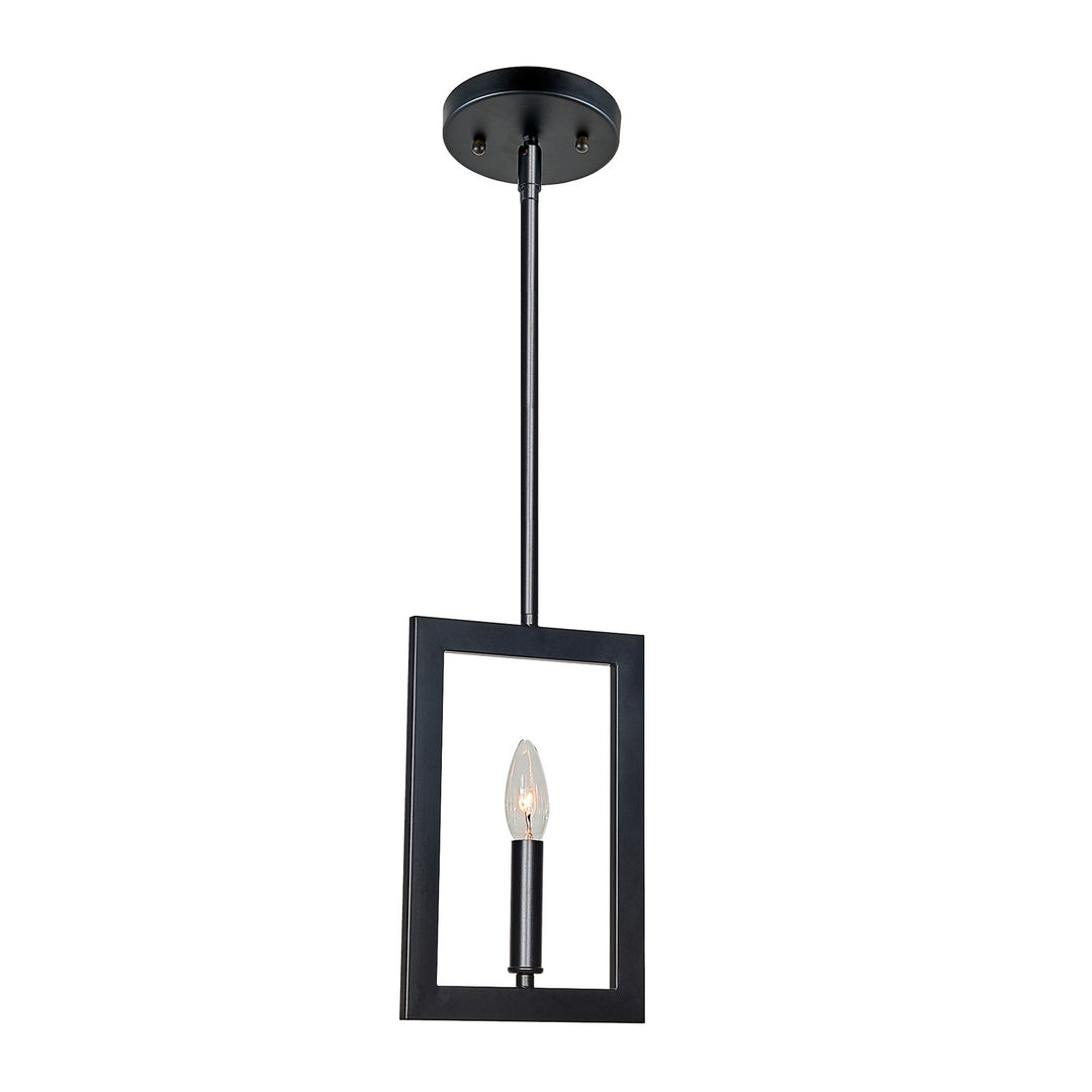 Russell Carbon 277-601/ST/BLK Pendant Light - Black