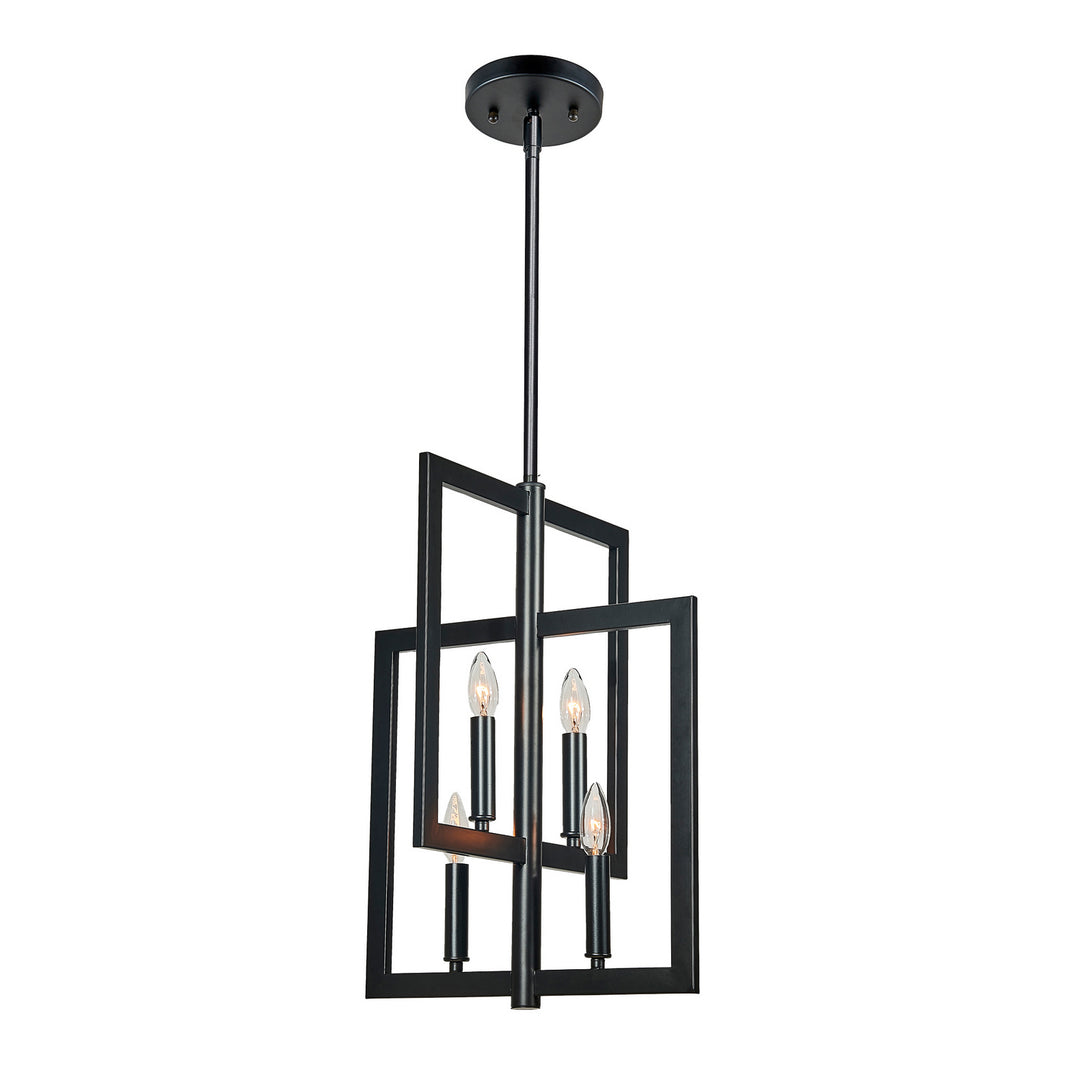 Russell Carbon 277-615/ST/BLK Pendant Light - Black