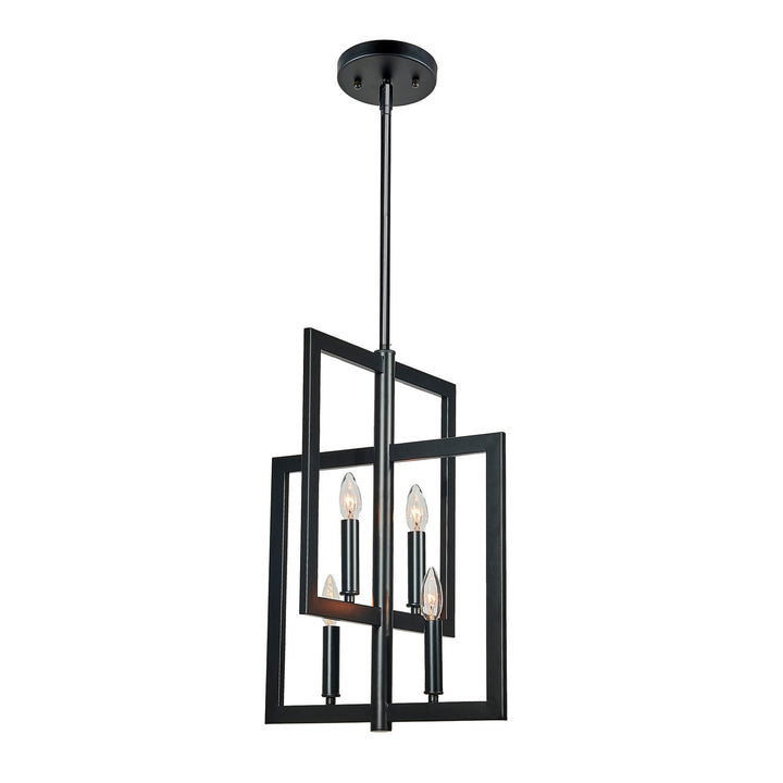 Russell Carbon 277-615/ST/BLK Pendant Light - Black