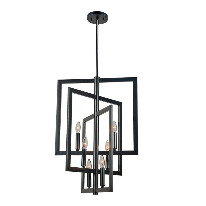 Russell Carbon 277-619/ST/BLK Pendant Light - Black